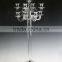 Bling tall crystal candle holder with high quality in china