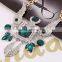 2015 Newest necklaces & pendants fashion costume chunky choker flower necklaces chain luxury statement jewelry women