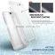 Samco Crystal Clear PC Back TPU Bumper Drop Protective/Shock Absorption Attached Dust Cap Cell Phone Case for HTC One A9