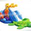 Amazing fish giant inflatable water slide, amusement park slide, outdoor inflatable slide for kids and adults