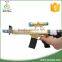 Battery operated plastic eight sound gun toy with flash