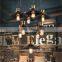 High Power Standard E27 Base Industrial Pendant Light 3 Arms Metal Large Pendant Lamps