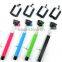 Logo Branded china colorful smartphone wired cable selfie monopod