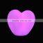 LED heart light Creative Flashing light colorful plastic lamp for holiday
