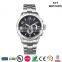 2016 vogue chronograph stainless steel bracelet watch 10atm water resistant