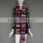 Europen popular ladies Colourful fashion fox fur collar