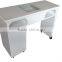 LNE-108 nail table manicure desk for 2 person with nail polish stand