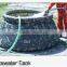 Movable and Foldable pvc top open self-standing onion shape water tank