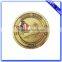 Wholesale Custom engraved logo brass antique silver souvenir coin