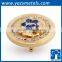 Factory produce cheap gold silver finish western belt buckle