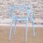 Durable cheap full plastic garden chair PP044
