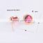 Wholesale 12.6*11mm Silver Crystal Color Bezel Gemstone Connector Jewelry Earrings P9130-1