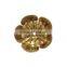 Fashion New Design Gold Flower Brass Jewelry Findings