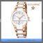 High Grade Fashion Womens Steel Between Ceramic Diamond Dial Watch