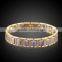 18K Gold Plated Health Care Wristband Accessory Double Line Magnet Prevent Radiation Antifatigue Two Design Mens Bracelets