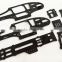 High quality glossy surface custom carbon fiber board cnc machined parts for drone frame