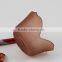 brown frosted glass flower candle holders ,home decorative christmas candles