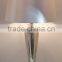 popular in Vatican modern style round base dark green glass desk lamp with black cylilnder fabric white lining lamp shade