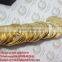 Wholesale custom cheap souvenir fake gold coin,Factory direct gold metal custom making coin