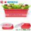 Eco-friendly FDA 100% Food Grade Silicone Material Food Contatiner