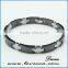 new promotional jewelry silver tungsten bio energy bracelet 4 in 1 health care bangles