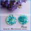2015 unique DIY jewelry pressed flower pendant ,real pressed flower pendant,resin pressed flower cabochons