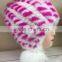 Korean style winter new design grils colorful kintted mink fur Beanie Hat