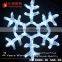 South American style LED wall snowflake light deluxe forked snowflake abs or acrylic motifs christmas light snowflake