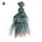 Green Short Wavy Hair Extension Hairpiece for Blythe Dolls