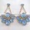 Wholesale hot selling women fashion gemstone bridal earring