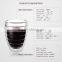  high borosilicate double wall coffee mug for 80 ml