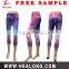 Wholesale stretch and not fade breathable yoga workout sport leggings for women