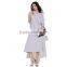 Pretty steps 2015 winter Women's silver grey skirts plus size with elastic waist for work
