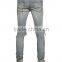 Destroyed stretch denim jeans rips skinny denim man jeans pant (LOTM120)