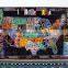 The fifties and the sixties of 20th century Decorative Painting fast delivery engraved Aluminum case