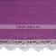 Fashion White Patchwork Purple Draped Lace Bow Boat Neck Long Sleeve Dress
