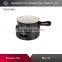 Three-piece ceramic chocolate pot with foundation high temperatura color glaze fondue set