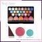 28 colors cosmetic eyeshadow display Fancy empty custom eyeshadow palette