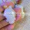 nephrite jade white jade stone crafts pendent magnolia flower pendent