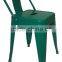 Steel Bar Stool With Backrest,height Seat-from Manufactory