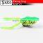 SGWF-23 artifical floating soft plastic frog , resin skirts, 3D eyes, 45mm/7g