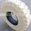 600-9 white color rubber non-marking solid tire made in china