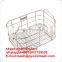 Stacking wire mesh basket wire storage baskets