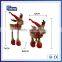 Christmas Decoration Supplies small standing deer elk with retractable legs