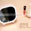 New Cool Multi-functional Makeup Mirror With Bluetooth Speaker LED Light Clock Support Mobile Phone Charging
