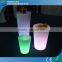 Home Balcony Drainage RGB Color Changing LED Flower Pot