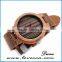 Top-end engraved wooden watches luxury digital wood watch