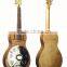 Resophonic guitar, single cone resonator guitar, handmade resonator guitar