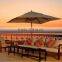 New styles of the wooden & stainless steel handle sun umbrella