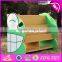 2017 New design double sided frog wooden kids toy storage W08C213